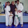 Hanshi Anzures posing with the LaLone family.