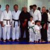 Everyone from the seminar posing with Hanshi Anzures.