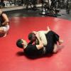 Kevin Johannes receiving training from Hanshi Eric LaLone at The Defense Institute to get up to speed on the system.