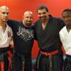 Sensei Mike Swayde at his 1st degree Black Belt promotion